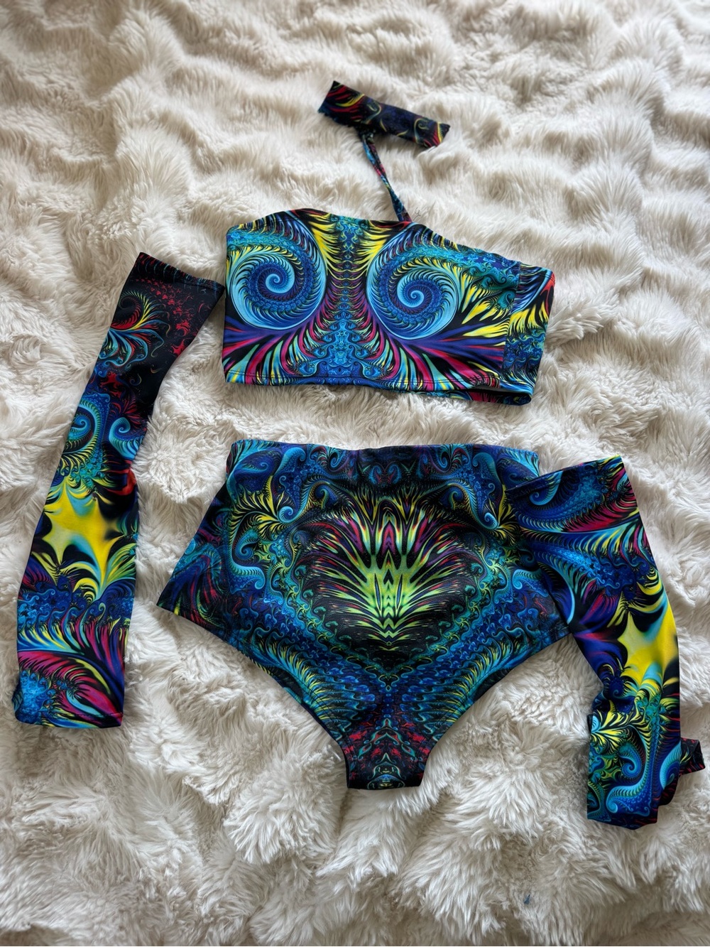 Multicolor Psychedelic Rave Set - Picture 5 of 6